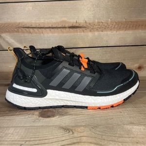 NEW Mens 7.5 Adidas Ultra Boost Winter.RDY Black Signal Orange Shoes EG9798